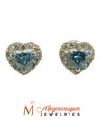 Sophia Heart-Shaped Earrings