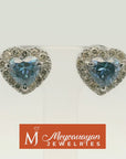 Sophia Heart-Shaped Earrings