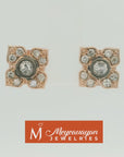 Elara Rose Gold Earrings