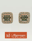 Celeste Rose Gold Earrings