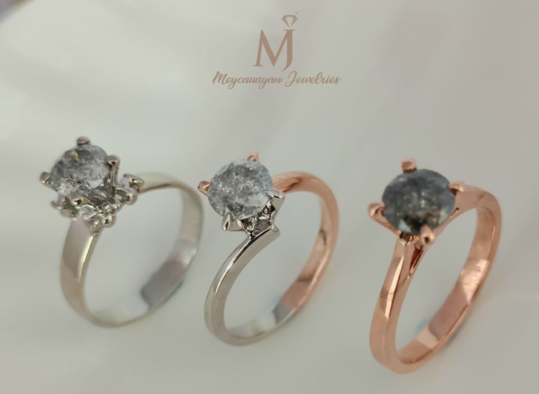 A Look into Salt and Pepper Diamond Engagement Rings| Meycauayan Jewelries