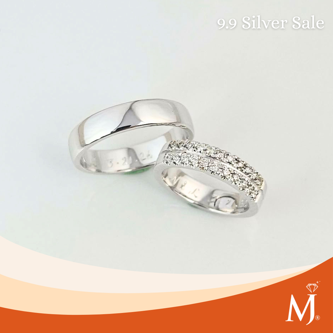 Gaëlle Silver Wedding Ring