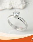 lisette silver engagement ring 1
