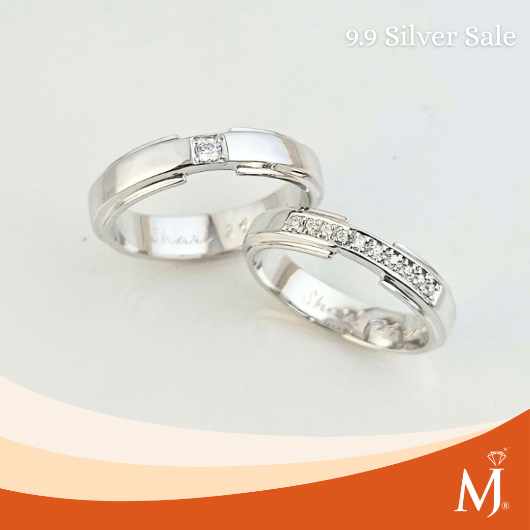 Noèle Silver Wedding Ring