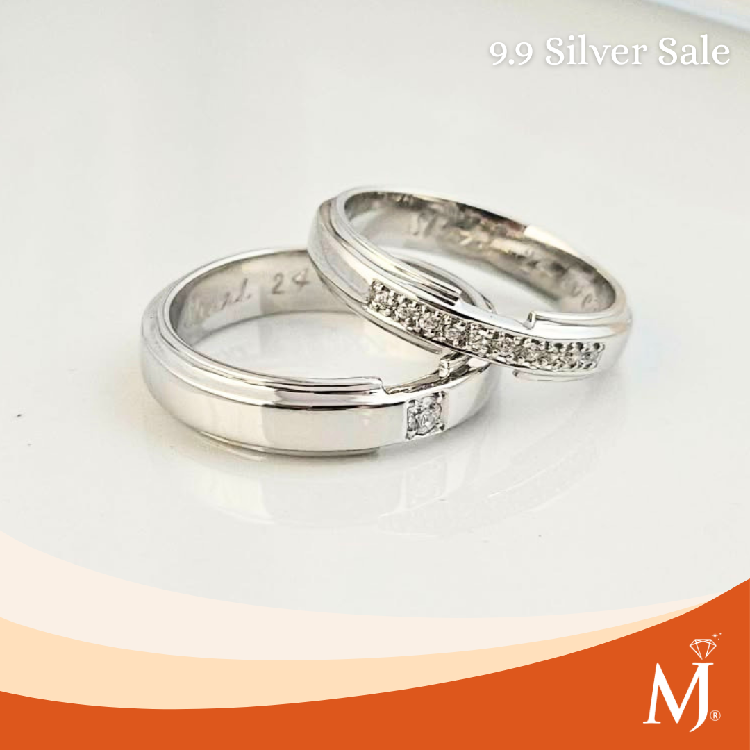 Noèle Silver Wedding Ring