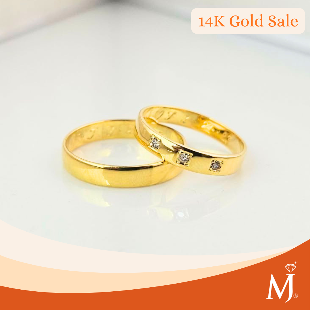 Yvette 14K Gold Wedding Ring